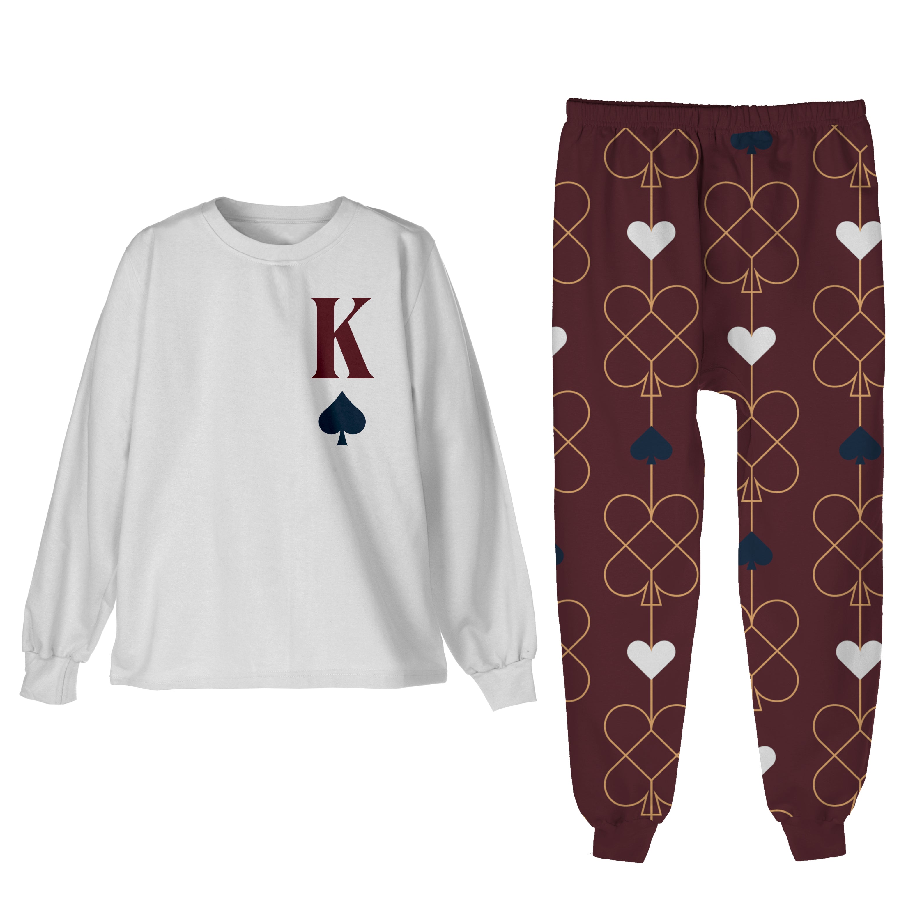 S / King of Spades Pajamas King of Spades - Matching Family Pajamas - Tony by Toni